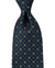 E. Marinella Tie Midnight Blue Brown Micro Pattern Design