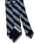 E. Marinella Silk Tie Gray Navy Stripes