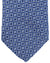 Massimo Valeri 11 Fold Tie Navy Gray Geometric - Elevenfold Necktie
