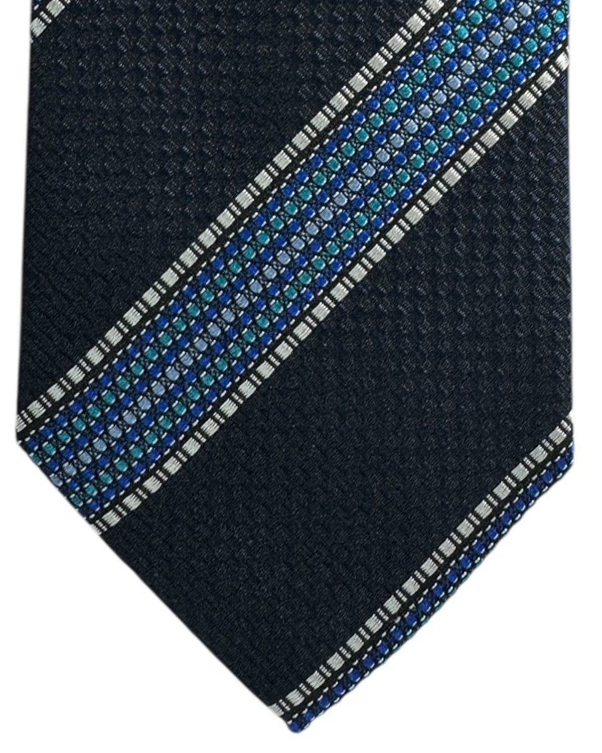 Missoni Tie Blue Stripes - Hand Made In Italy