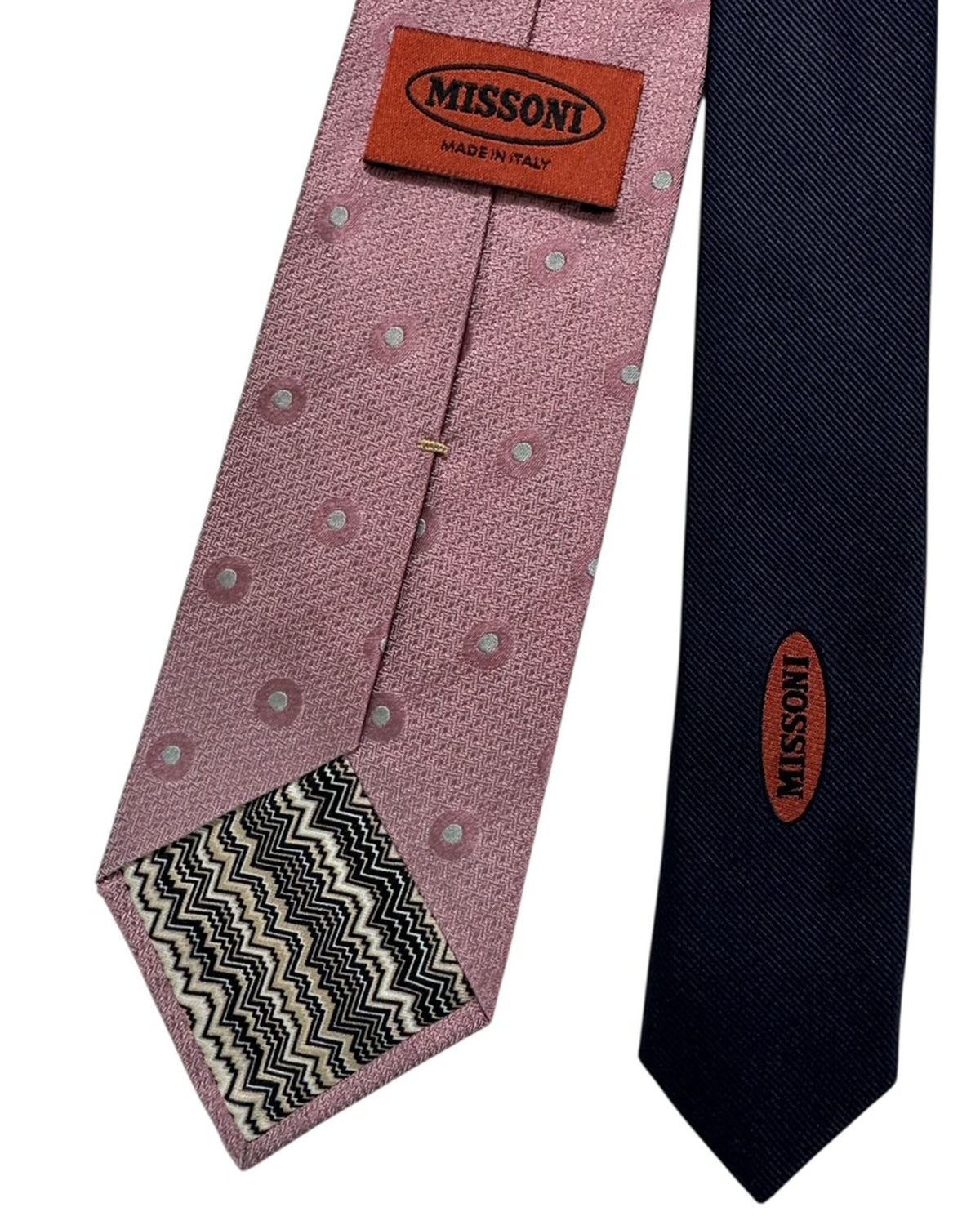Missoni Tie  Pink Dot