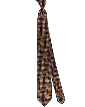Missoni Silk Tie Herringbone Pattern