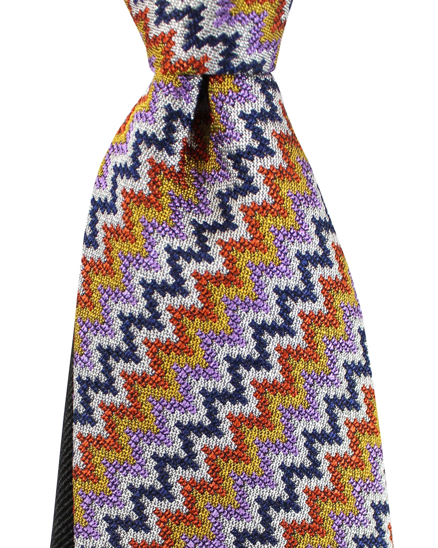 Missoni Tie Multi Colored Zig Zag Design - Tie Deals