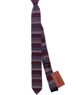 Missoni Knitted Tie  Wool Silk