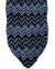 Missoni Knitted Tie Royal Blue Herringbone Design Wool Silk