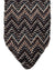Missoni Knitted Tie Brown Herringbone Design