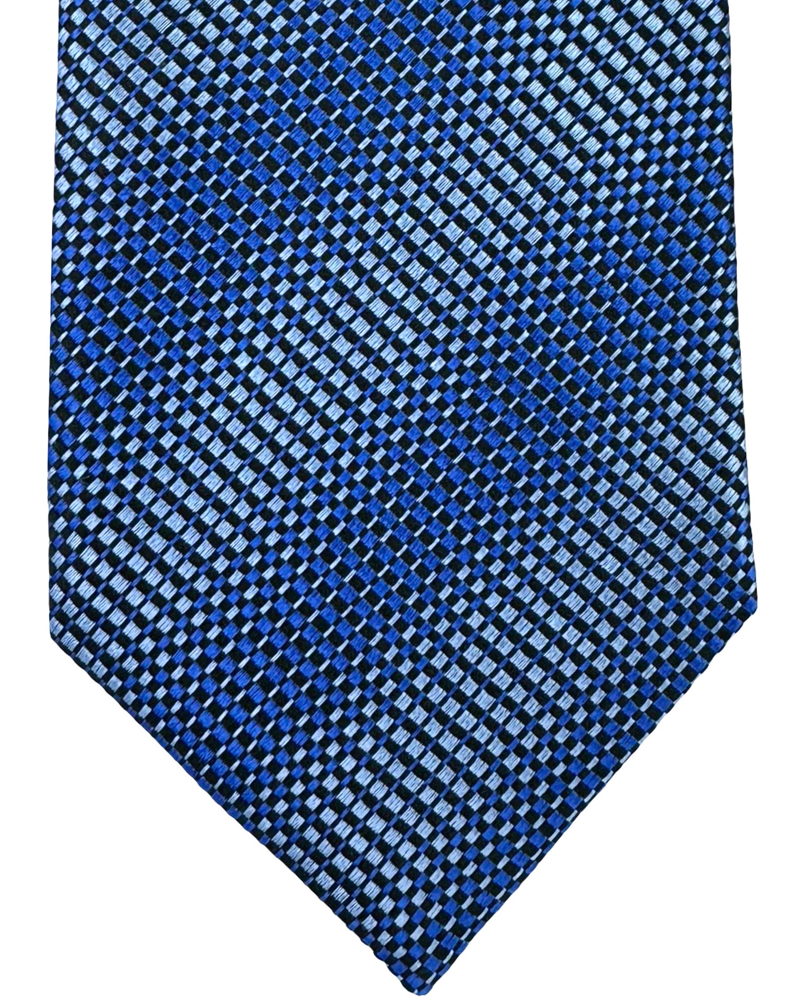 Missoni Silk Tie Blue Striped Design
