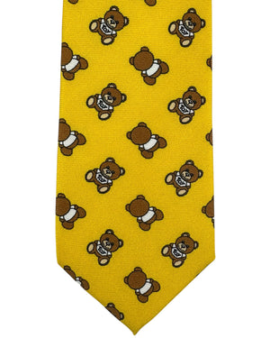 Moschino Skinny Tie Orange Toy Bear Design SALE