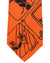 Moschino Tie Orange Novelty Design