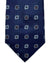 Moschino Tie Midnight Blue Geometric Design