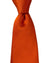 Moschino Tie Orange Solid Design 