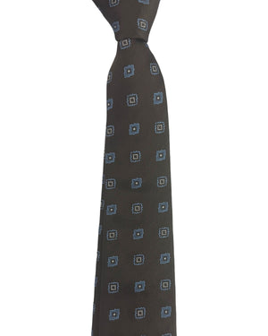 Moschino Silk Tie Classic Geometric Design