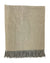 Tessitura Di Novara Cashmere Throw Blanket Beige Gray 
