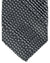 Vitaliano Pancaldi Pleated Silk Tie Black Textured Prism