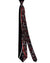 New Pancaldi Tie Black Red Maroon Rectangles