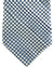 Vitaliano Pancaldi Pleated Silk Blue Diamond Grid