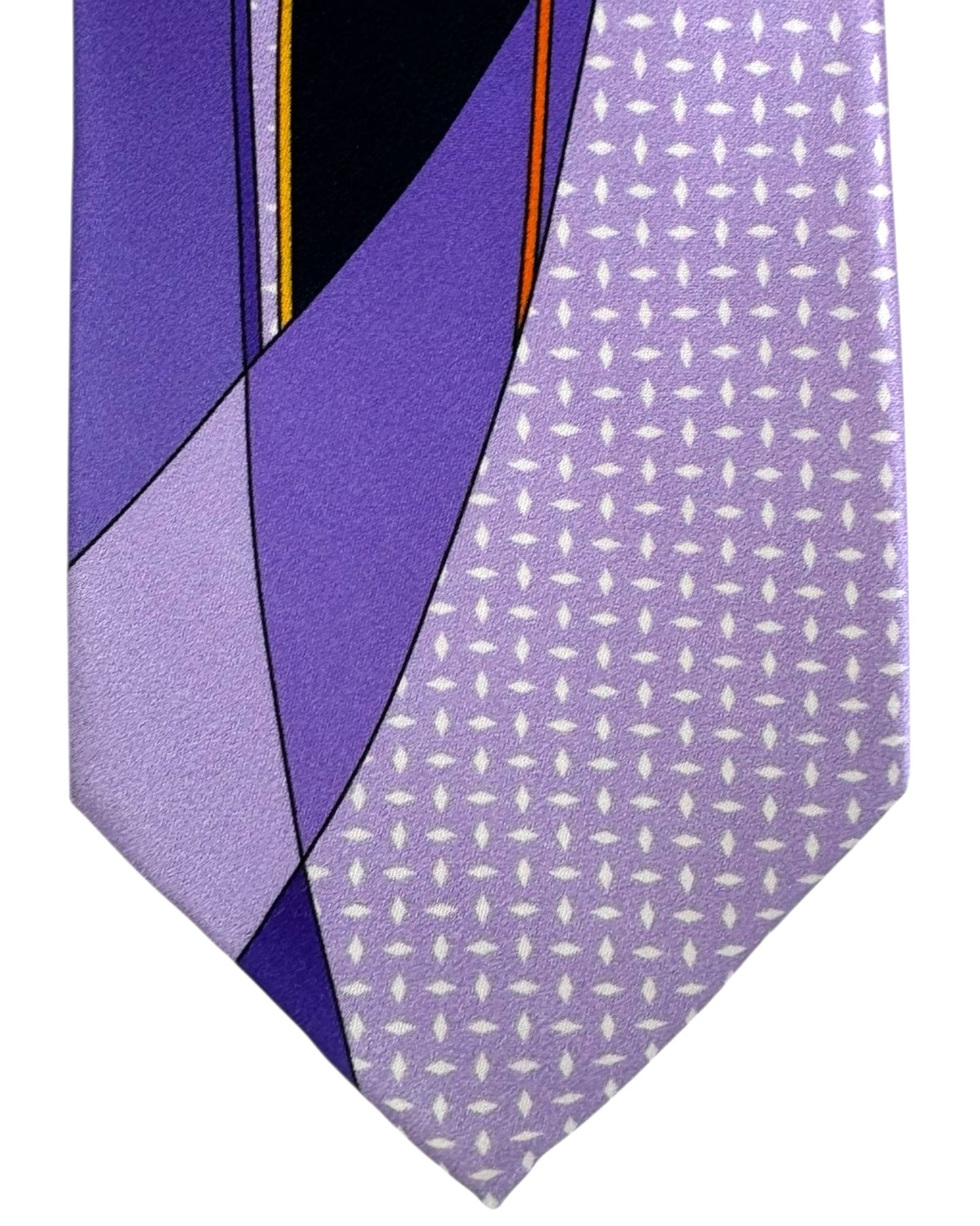 Vitaliano Pancaldi Tie Lilac Purple Design