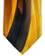 Vitaliano Pancaldi Silk Tie Brown Yellow Swirl Design