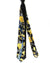 Vitaliano Pancaldi Silk Tie Black Orange Gold Gray Floral Design
