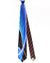 Vitaliano Pancaldi Silk Tie Black Blue Orange Swirl Design