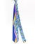 Vitaliano Pancaldi Silk Tie Royal Blue Yellow Paisley Swirl Design