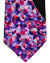 Vitaliano Pancaldi Silk Tie Pink Purple Swirl Geometric Design