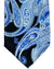 Vitaliano Pancaldi Silk Tie Black Blue Paisley Design