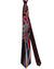 Vitaliano Pancaldi Silk Tie Black Red Blue Paisley & Swirl Design - New Collection