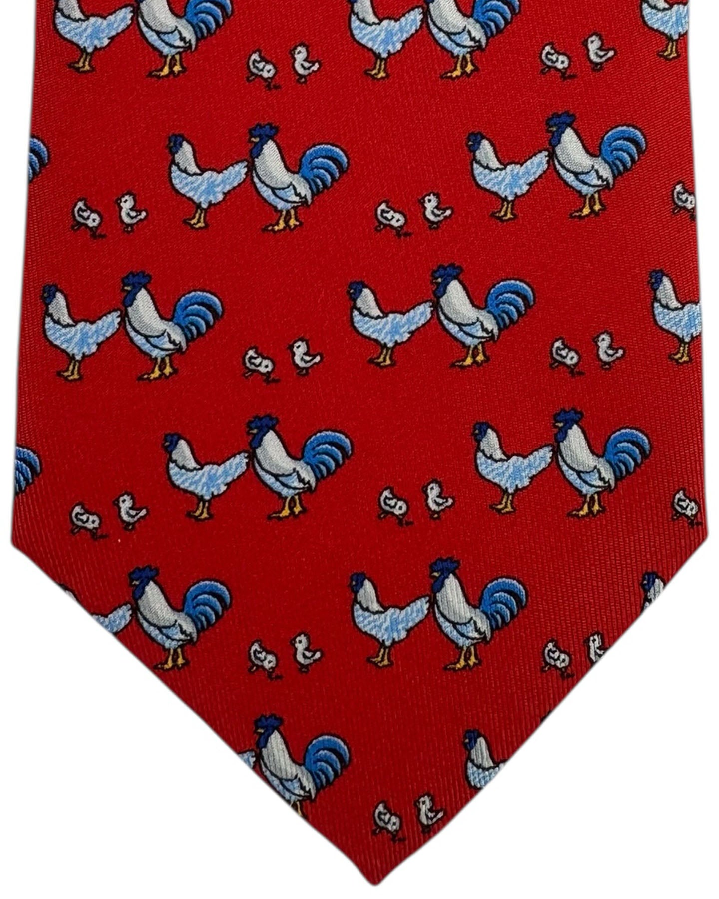Thomas Pink Tie Red Rooster Novelty Design BLACK FRIDAY SALE