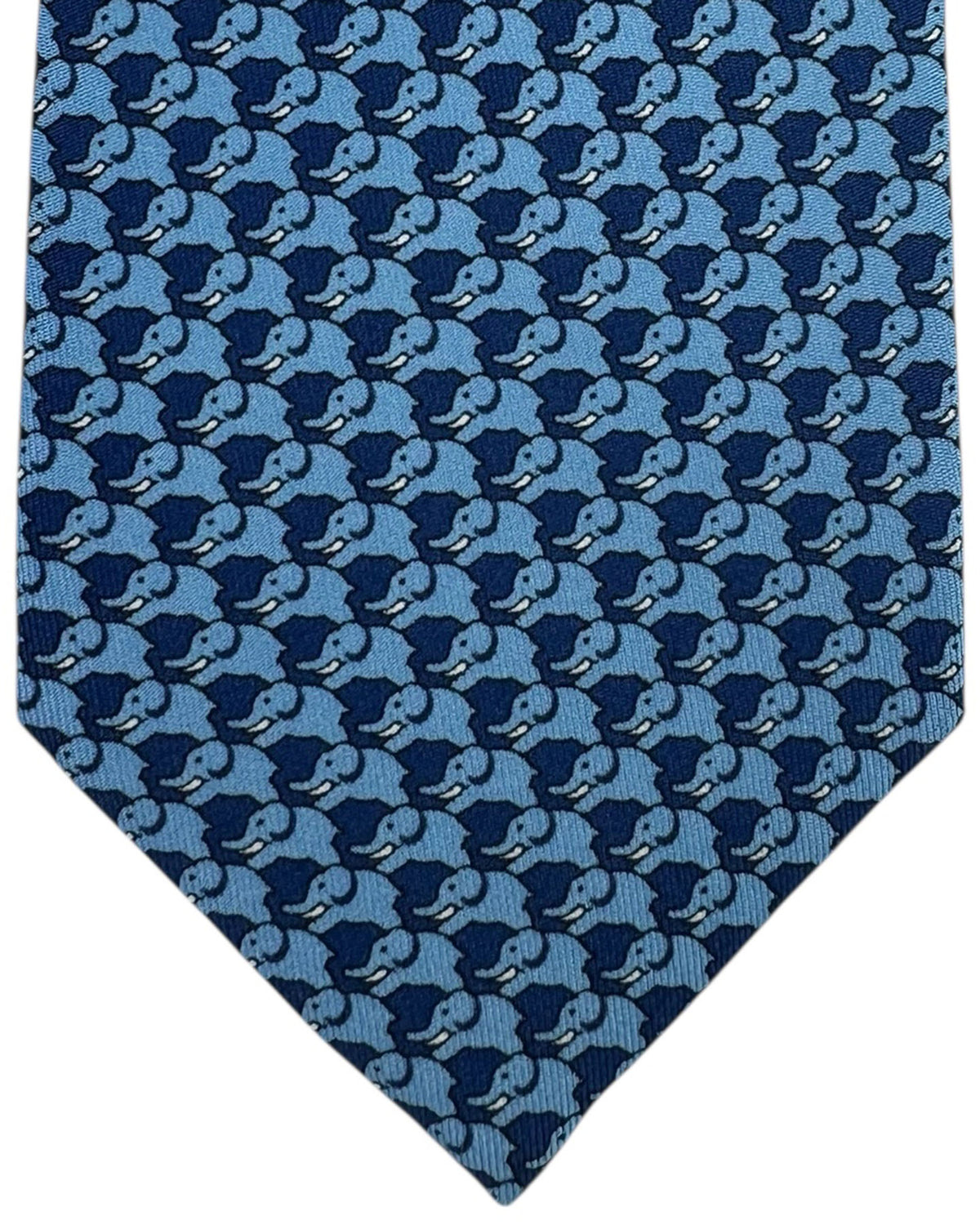 Thomas Pink Tie Navy Blue Elephant Parade