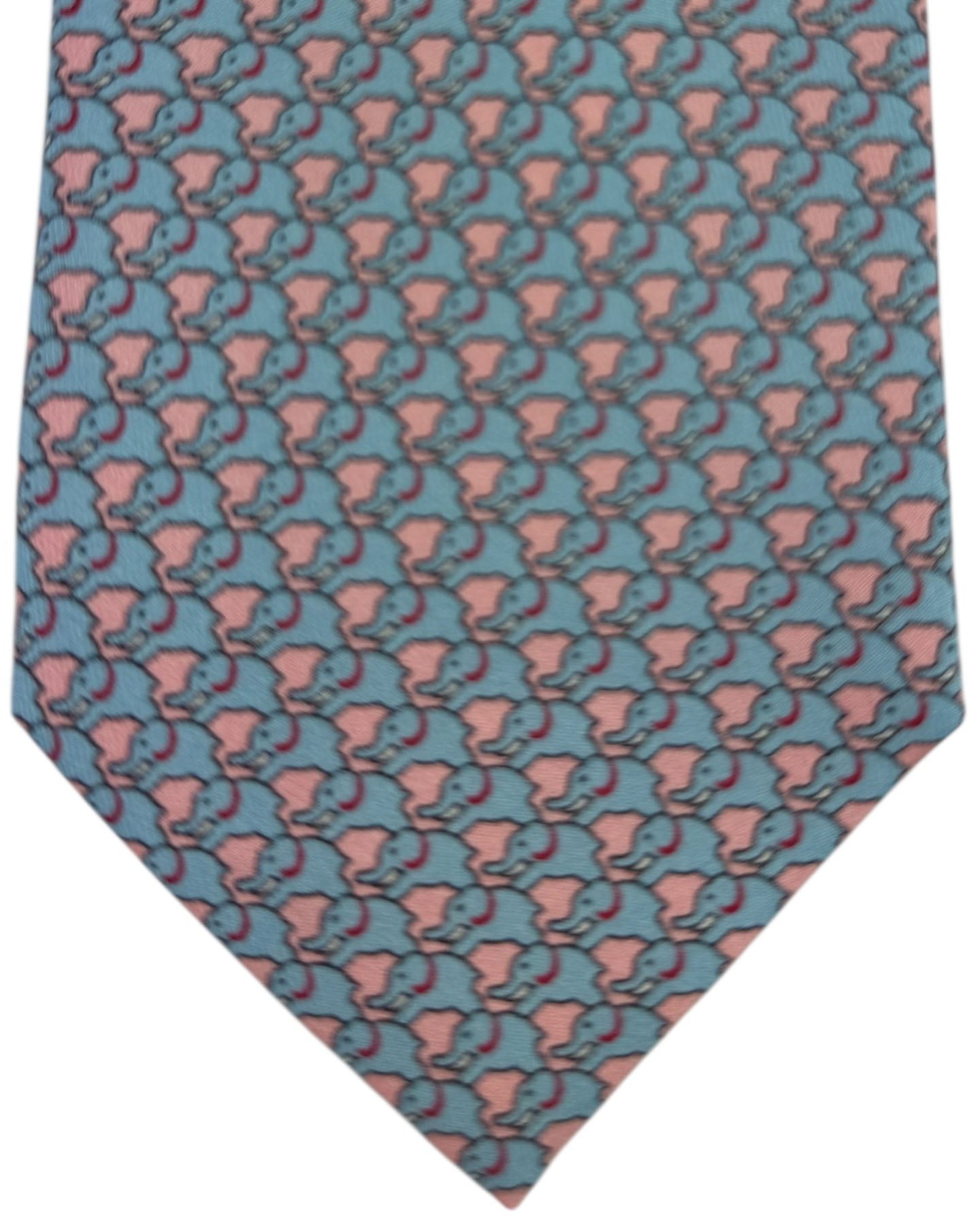 Thomas Pink Tie Blue Pink Elephant Novelt SALE