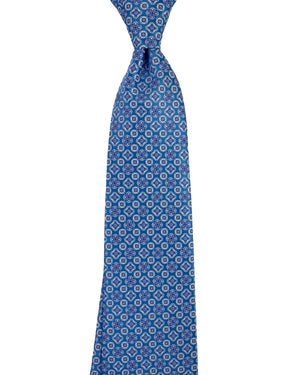 Stefano Ricci Tie Sky Blue Mini Medallion