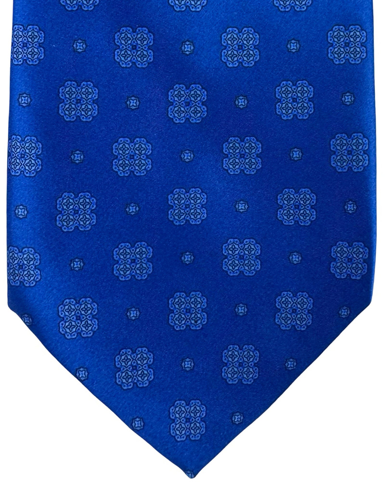 Stefano Ricci Tie Royal Blue Medallion