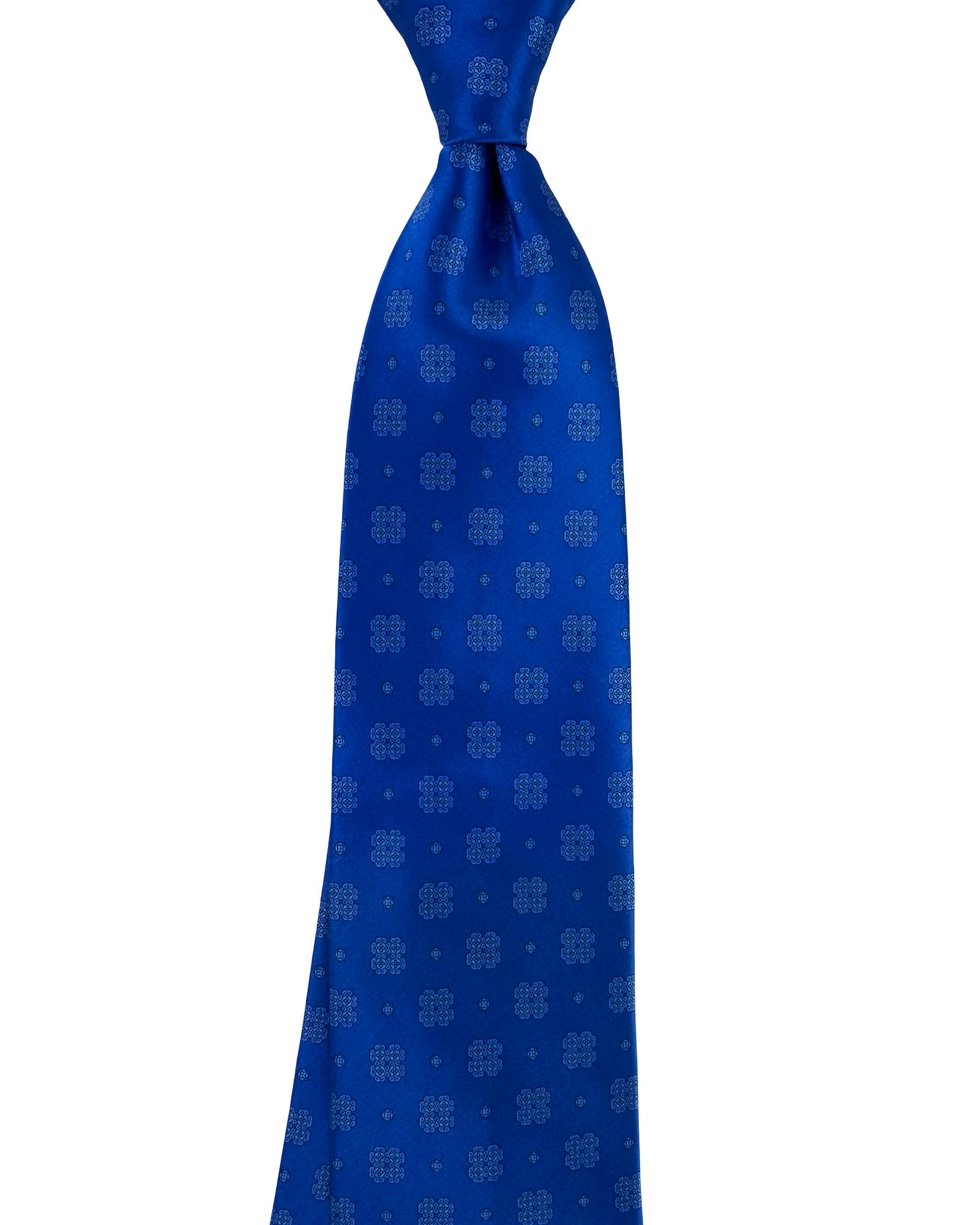 Stefano Ricci Tie Royal Blue Medallion