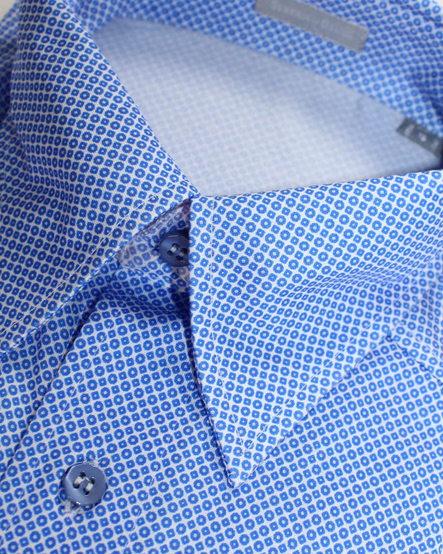 Stefano Ricci Short Sleeve Shirt Royal Blue S - SALE Stefano Ricci Short Sleeve Shirt Royal Blue S - SALE