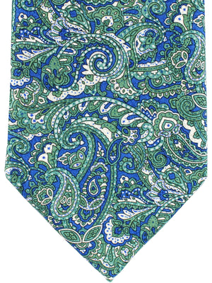 Stefano Ricci Silk Necktie Royal Green Ornamental