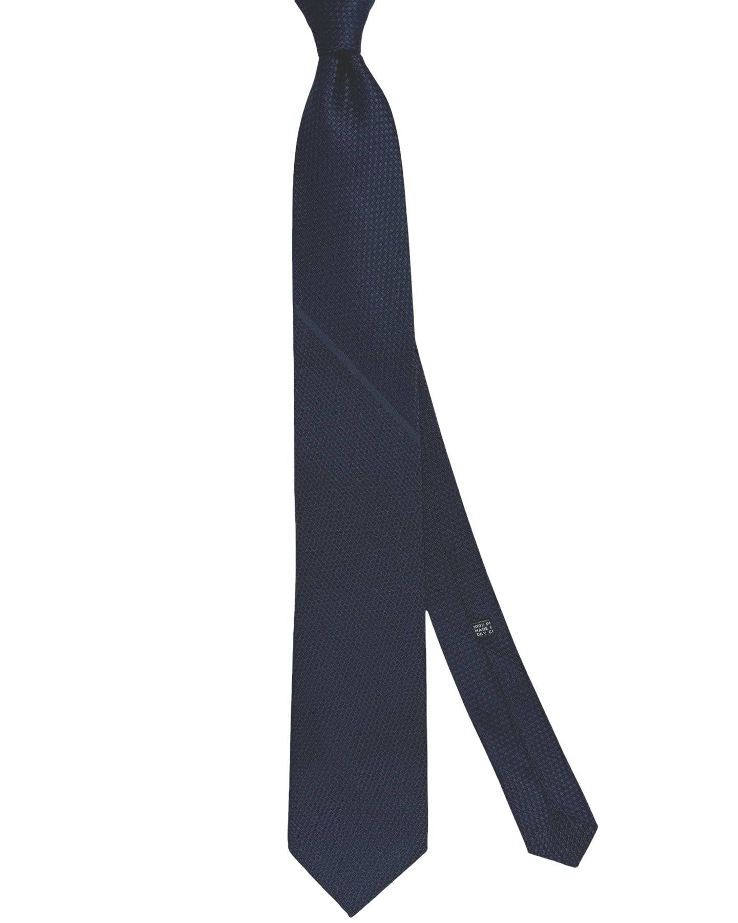 Stefano Ricci Silk Tie Midnight Blue Micro Pattern - Special Edition