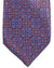 Stefano Ricci Silk Tie Red Blue Medallions