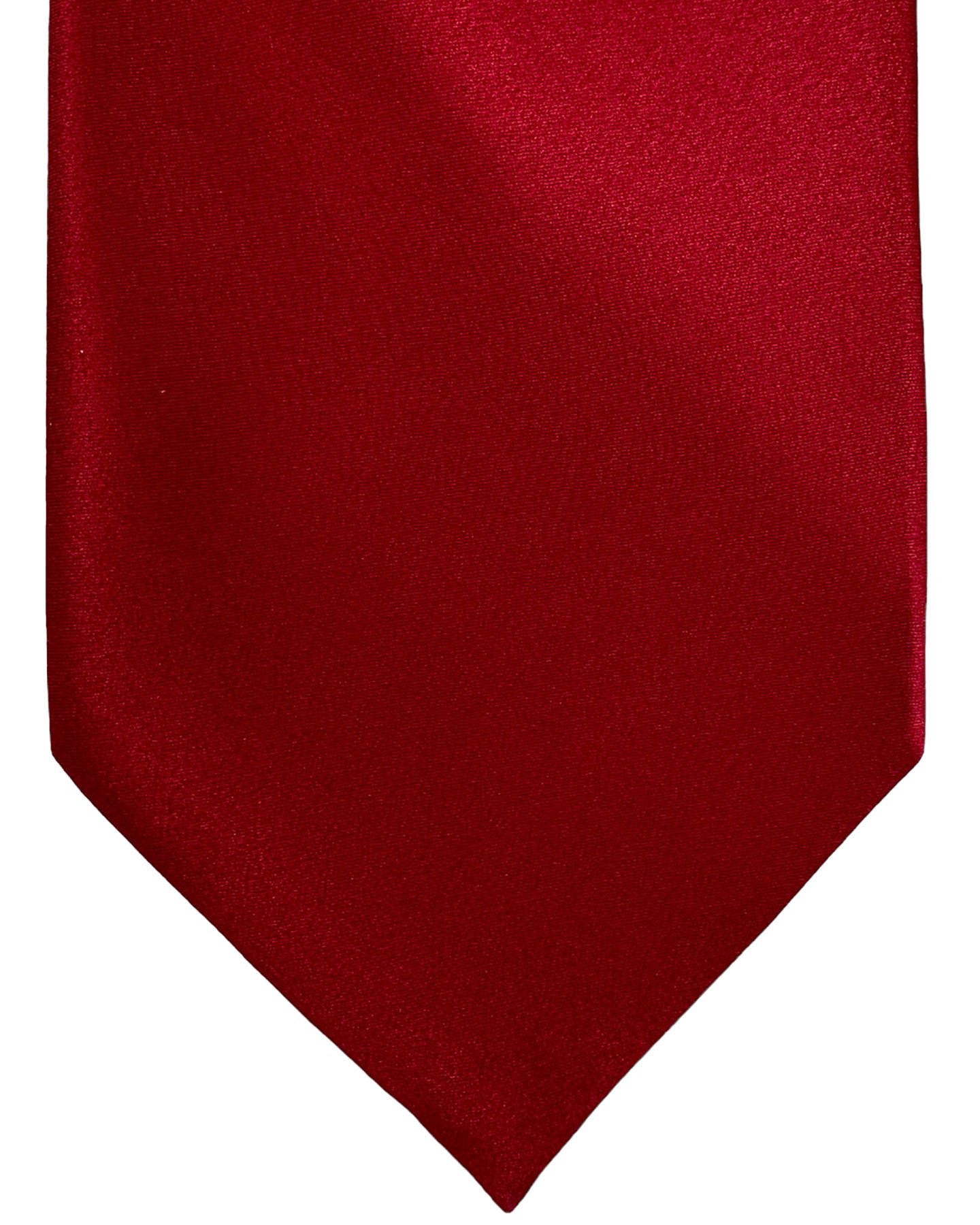 Stefano Ricci Silk Tie Dark Red Solid Design