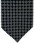 Stefano Ricci Silk Tie Black Silver Geometric Design