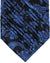 Stefano Ricci Tie Black Dark Blue Paisley Design - Pleated Silk
