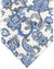 Stefano Ricci Silk Tie White Blue Paisley Ornamental Design