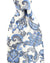 Stefano Ricci Silk Tie White Blue Paisley Ornamental Design