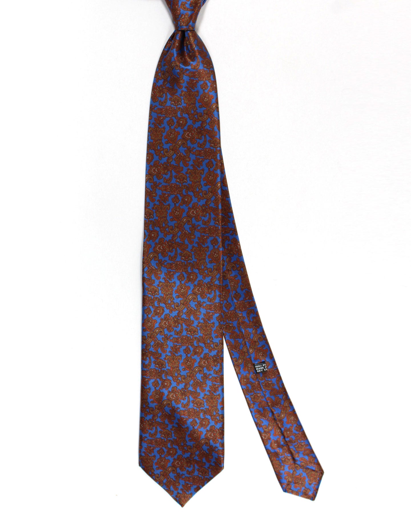 Midnight blue and black regimental motif silk tie set