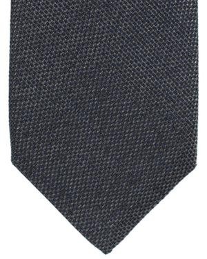 Stefano Ricci Silk Tie Charcoal Gray Pattern
