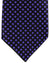 Stefano Ricci Silk Tie Black Purple Blue Micro Medallions