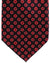 Stefano Ricci Silk Tie Black Red Geometric