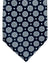 Stefano Ricci Silk Tie Dark Blue Medallions Design