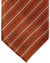 Stefano Ricci Silk Tie Orange Stripes Design