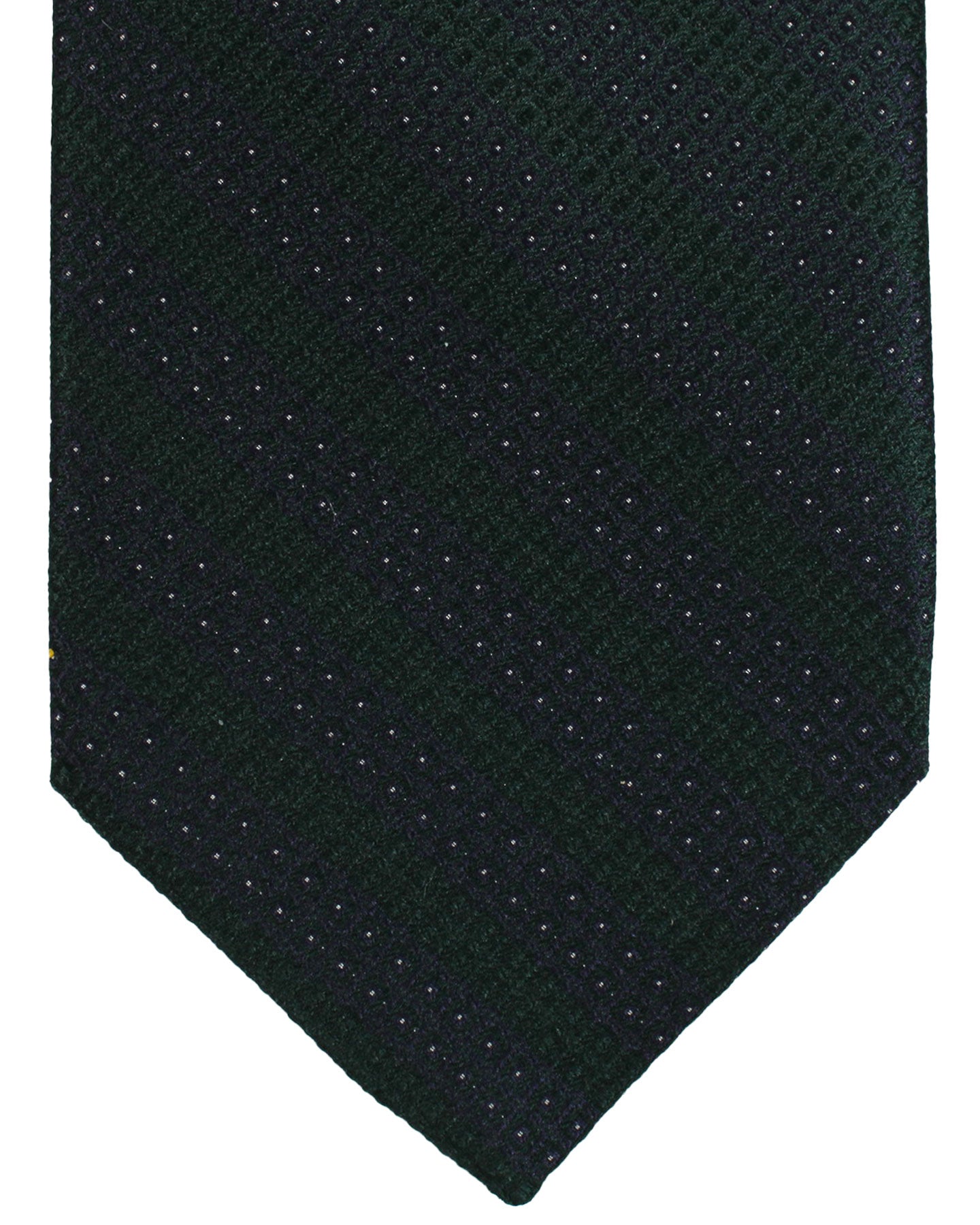 Stefano Ricci Silk Tie Dark Green Stripes